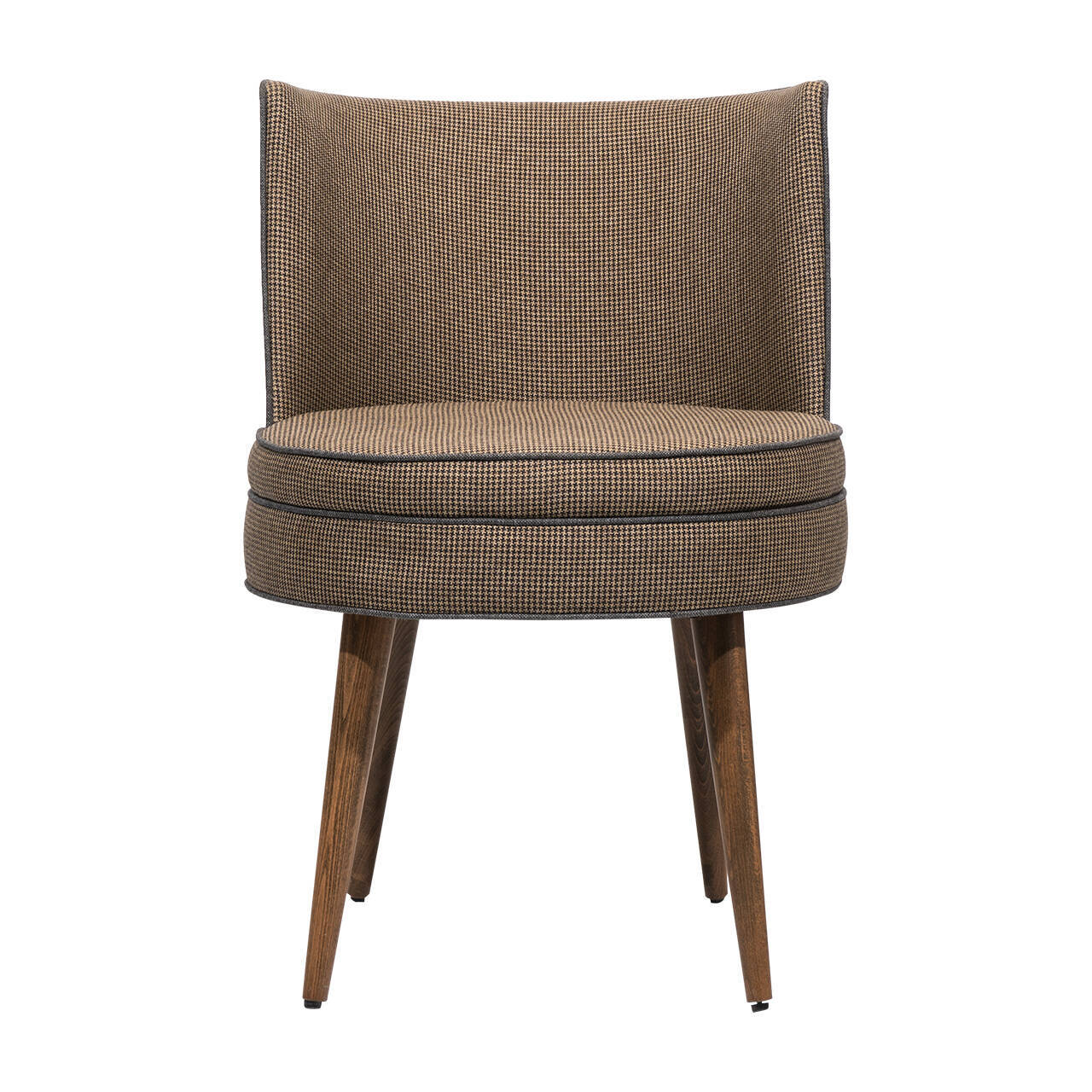  Nora Retro Kumaş Döşemeli Restoran Sandalyesi