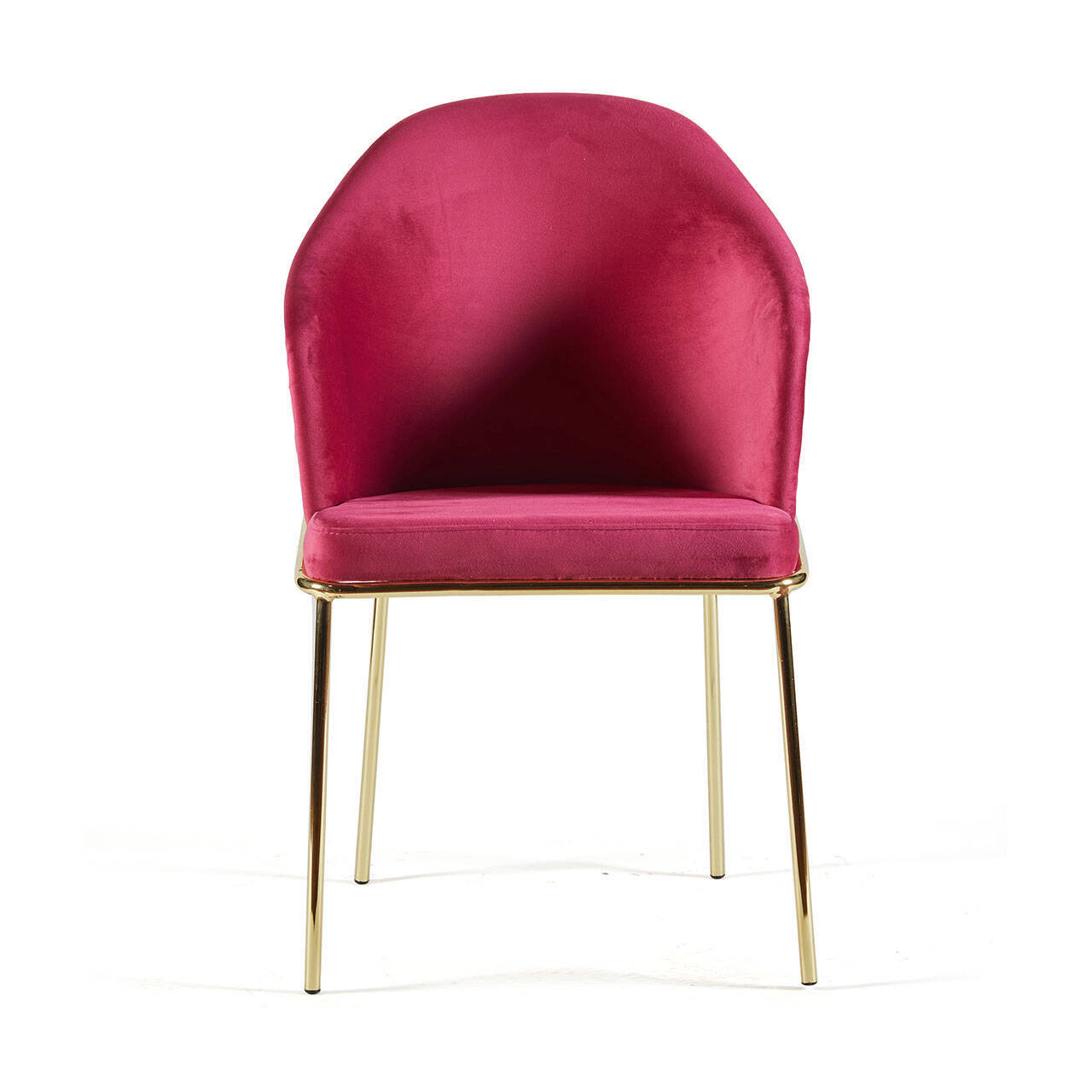 Lunara Gold Ayaklı Kadife Restoran Sandalyesi